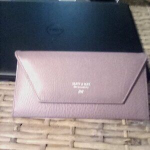 Matt&Nat vegan embossed leather wallet
